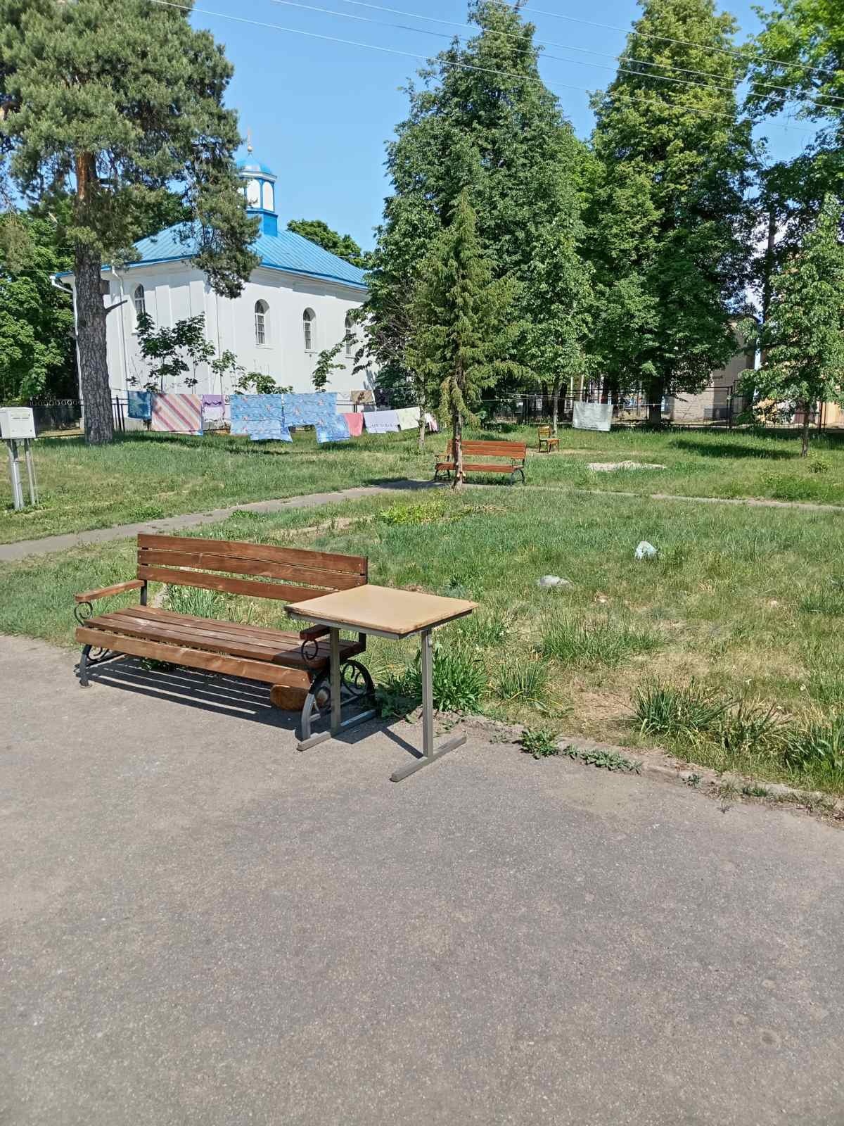 Территория пансионата Бытень